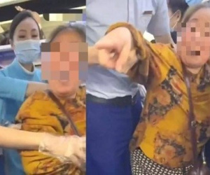 Bà lão dọa nôn vào cô gái vì không nhường chỗ trên máy bay