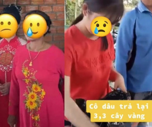 Vụ cô dâu chê ít vàng không chịu cưới: Nhà gái đem trả toàn bộ sính lễ, tuyên bố 'đường ai nấy đi' với chú rể chỉ vì một nguyên nhân