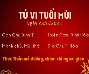 Tử vi thứ 4 ngày 28/06/2023 của 12 con giáp: Ngọ tiền bạc hanh thông, Mùi chăm chỉ ngoại giao