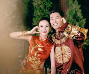 Đậu Kiêu và ái nữ trùm sòng bạc đón cặp song sinh sau 2 tháng kết hôn