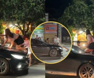 Xôn xao màn đánh ghen hot nhất đêm qua: Con dâu kéo cả nhà đi bắt 'tiểu tam', bố chồng leo lên nắp capo