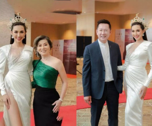 Thái độ trái ngược của ông Nawat và bà Teresa sau khi Hoa hậu Thuỳ Tiên lên tiếng xin lỗi