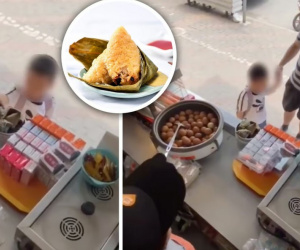 Thấy con trai ăn trộm chiếc bánh gạo, bố có hành động bất ngờ khiến cả triệu dân mạng cảm phục