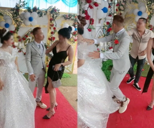 Thấy chú rể và bạn thân khác giới ôm ấp nhau thân mật giữa đám cưới, cô dâu xách váy quay đi đòi hủy hôn lập tức