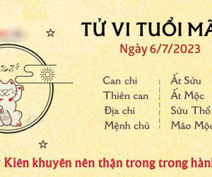 Tử vi thứ 5 ngày 06/07/2023 của 12 con giáp: Mão thận trọng, Sửu may mắn