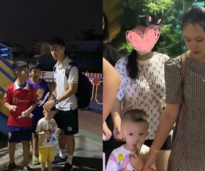 Ái nữ cựu chủ tịch CLB Sài Gòn ăn mặc giản dị, lộ bụng bầu lớn đón chồng tan làm