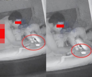 Lắp camera để đảm bảo an toàn cho con, vợ choáng khi thấy hành động trong đêm của chồng