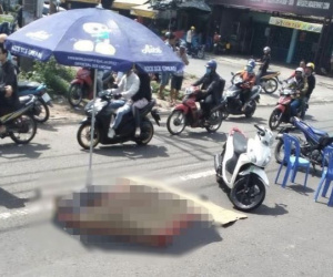 Một công an xã tử vong do va chạm với xe tải