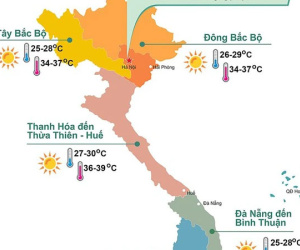 Hà Nội duy trì mức nhiệt cao nhất 36-38 độ C liên tục 10 ngày tới