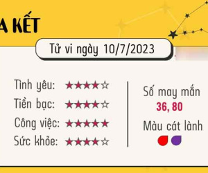 Tử vi 12 cung hoàng đạo thứ 2 ngày 10/7/2023: Bảo Bình thấu đáo, Bọ Cạp lơ là
