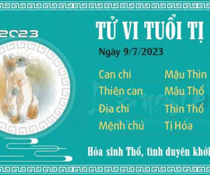 Tử vi Chủ Nhật ngày 09/07/2023 của 12 con giáp: Thìn dễ bị bắt nạt, Tị tình duyên khởi sắc