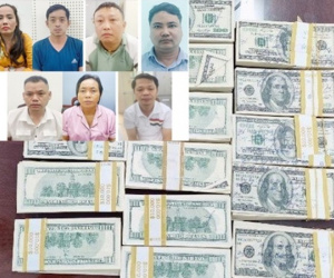 Triệt phá đường dây buôn bán Đô la Mỹ giả tương đương 13 tỷ đồng tại Hà Nội