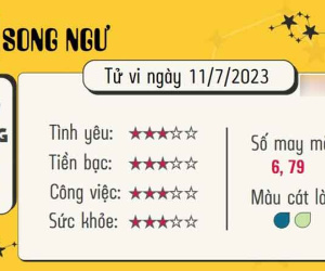 Tử vi 12 cung hoàng đạo thứ 3 ngày 11/7/2023: Song Ngư bị lợi dụng, Cự Giải được khen ngợi