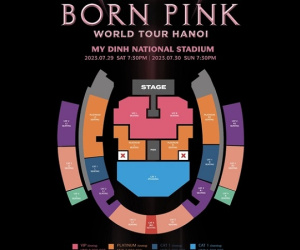 Concert BLACKPINK tại Hà Nội sẽ được đánh số ghế như thế nào?