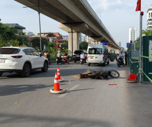 Tai nạn giao thông khiến 1 người tử vong, đường Nguyễn Trãi ùn tắc kéo dài