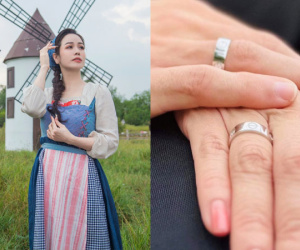 Nhật Kim Anh bất ngờ đăng ảnh 2 bàn tay đeo nhẫn cưới, thông báo ngày chung đôi