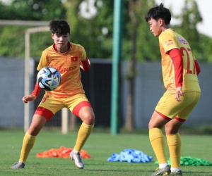 ĐT nữ Việt Nam hứng khởi trên sân tập chính tại kỳ World Cup 2023 lịch sử