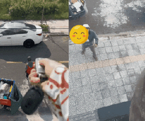 4,6 triệu lượt người xem cách cô gái nhận hàng từ shipper