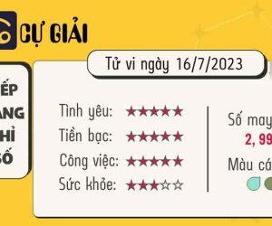Tử vi 12 cung hoàng đạo Chủ Nhật ngày 16/7/2023: Cự Giải thoải mãi, Bọ Cạp áp lực