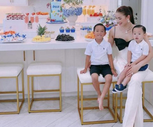 Phạm Hương làm tiệc sinh nhật cho con trai tại biệt thự, nhan sắc rạng rỡ và thần thái sang trọng khiến dân mạng trầm trồ