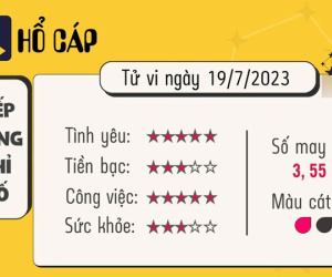 Tử vi 12 cung hoàng đạo thứ 4 ngày 19/7/2023: Sư Tử vui vẻ, Thiên Bình nóng nảy