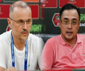 HLV Bình Định tố trọng tài 'tiếp tay' cho cầu thủ Hà Nội FC đá triệt hạ