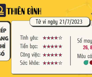 Tử vi 12 cung hoàng đạo thứ 6 ngày 21/7/2023: Thiên Bình sáng tạo, Kim Ngưu kiêu ngạo