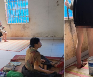 Cám cảnh 3 phụ nữ bị xích, nhốt trong nhà kho ở Lâm Đồng