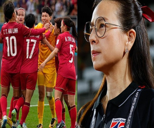 'Bà trùm' Madam Pang phát cuồng vì ĐT nữ Việt Nam, CĐV Thái Lan nhiệt tình ủng hộ
