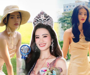 Nhan sắc đời thường của tân Hoa hậu Thế giới Việt Nam 2023 Huỳnh Trần Ý Nhi