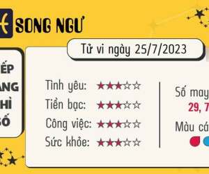 Tử vi 12 cung hoàng đạo hôm nay - thứ 3 ngày 25/7/2023: Song Ngư mâu thuẫn, Bảo Bình hiệu suất cao