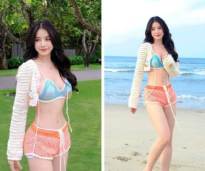 Hiếm khi mặc hở bạo, hot girl làng DJ tiện thể khoe vòng eo