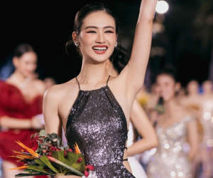 Bị hỏi thẳng chuyện bỏ bạn trai sau khi thi Hoa hậu, Huỳnh Trần Ý Nhi phản ứng ra sao?