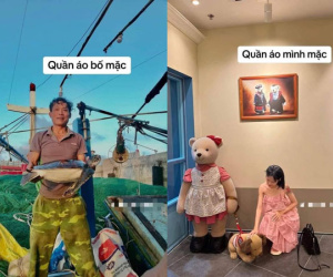 Làm video so sánh cuộc sống của mình và bố, cô gái nhận bão 'gạch đá'