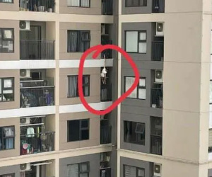 Hà Nội: Người phụ nữ lơ lửng ngoài lan can chung cư rồi rơi xuống đất