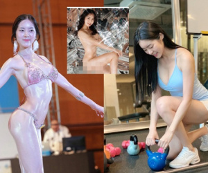 Nhan sắc gây xốn xang của người đẹp quán quân thể hình Hàn Quốc