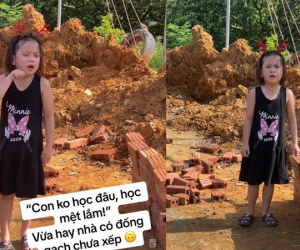 Con không chịu học, bà mẹ Quảng Ninh cho luôn làm thợ xếp gạch và cái kết khiến dân tình tâm đắc