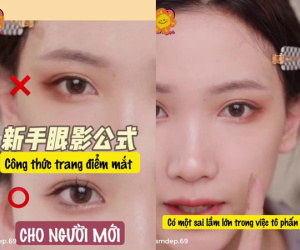 3 phút biến hình, công thức trang điểm mắt tự nhiên cho những cô nàng mới tập tành make up