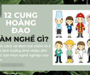 12 cung hoàng đạo phù hợp với nghề nghiệp gì?