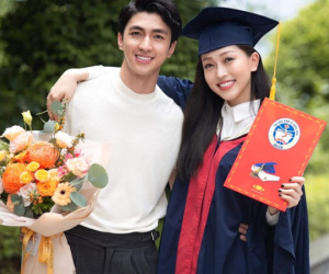 Mối tình đẹp như mơ của Á hậu Vbiz: Yêu nhau từ thuở sinh viên, 4 năm sau có cái kết đáng ngưỡng mộ