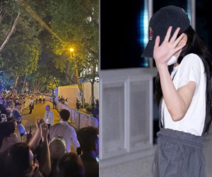 BLACKPINK đến Hà Nội: Bị bám đuôi gây bức xúc, fan xuyên đêm náo loạn cổng khách sạn