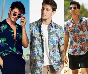 Cách mặc sơ mi Hawaii sành điệu cho nam giới