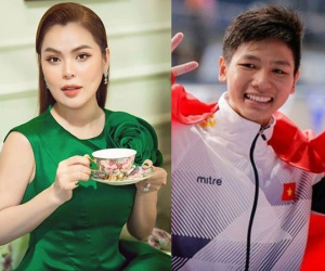 Bị nói 'đôi co với con nít', hoa hậu Phương Lê thẳng thừng bảo Kim Sơn 'uống thêm ly trà sữa cho hợp lý'