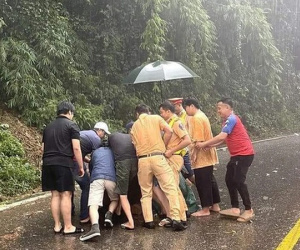 Xúc động hình ảnh của CSGT Lâm Đồng ngay trước giờ phút hi sinh