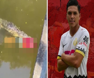 Sốc nặng cảnh cầu thủ Costa Rica đang tắm sông thì bị cá sấu cắn chết