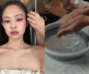 Jennie (BLACKPINK) giữ da săn chắc, giảm phù nề nhờ một chậu nước đá lạnh