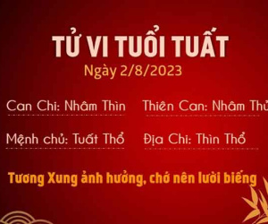 Tử vi 12 con giáp hôm nay - thứ 4 ngày 02/08/2023: Tuất lười biếng, Mùi vươn lên