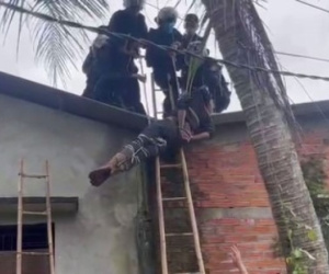 Thượng úy Công an chấn thương nhập viện khi 'giải cứu' đối tượng nghi 'ngáo đá'
