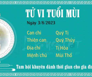 Tử vi 12 con giáp hôm nay - thứ 5 ngày 03/08/2023: Tý bị đố kỵ, Mùi nên dành thời gian cho gia đình
