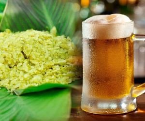Bia cốm - Thức uống làm từ cốm mùa thu Hà Nội